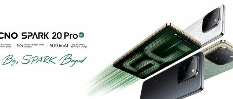 Revolutionizing Connectivity: Tecno Spark 20 Pro 5G Set to Launch in India on July 9!