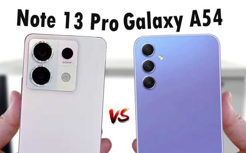 Samsung Galaxy A54 vs Xiaomi Redmi Note 13 Comparison