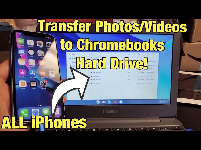 How to transfer photos from iPhone to Chromebook