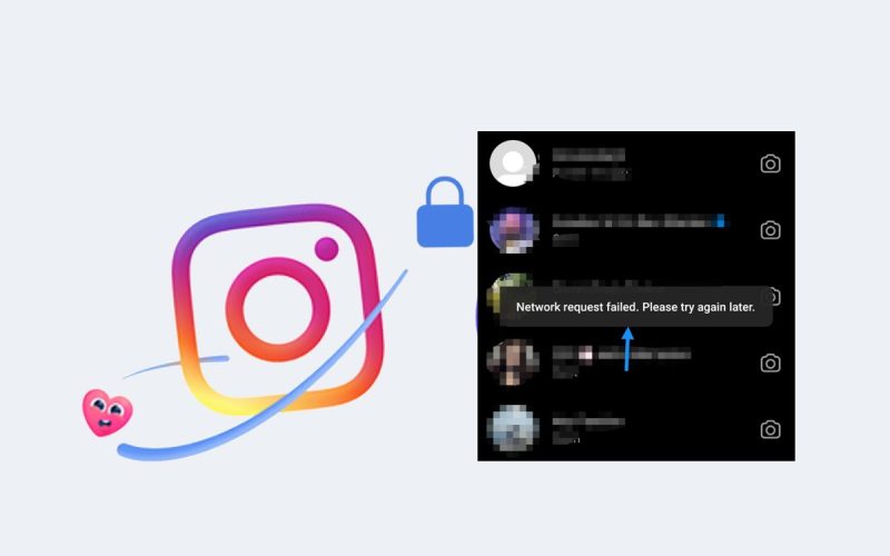 Instagram Network Request Failed Error and Solution