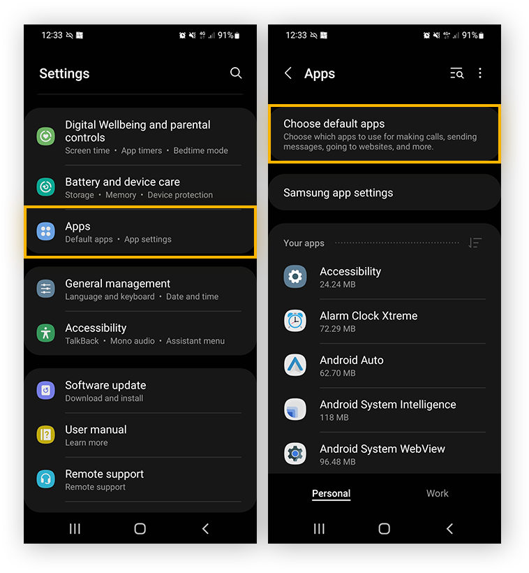 How to Change Android Default Browser